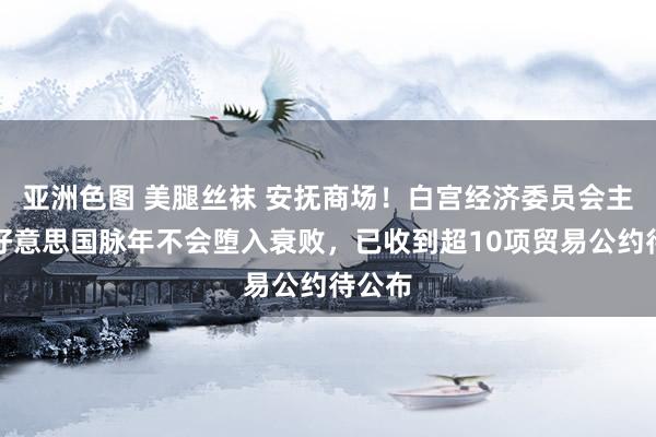 亚洲色图 美腿丝袜 安抚商场！白宫经济委员会主任：好意思国脉年不会堕入衰败，已收到超10项贸易公约待公布
